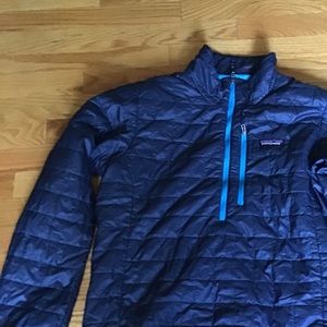 Patagonia half zip nano puff jacket